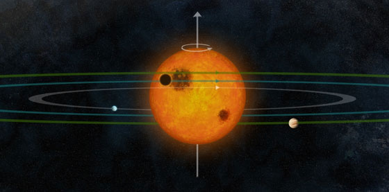 artist interpretation of the planet Kepler-30c