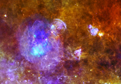 Supernova remnant W4