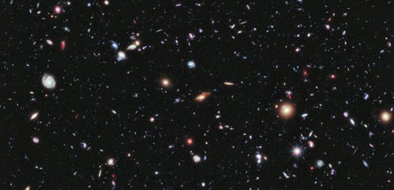 he accelerating expansion of the galaxies observed in the Hubble Ultra Deep Field