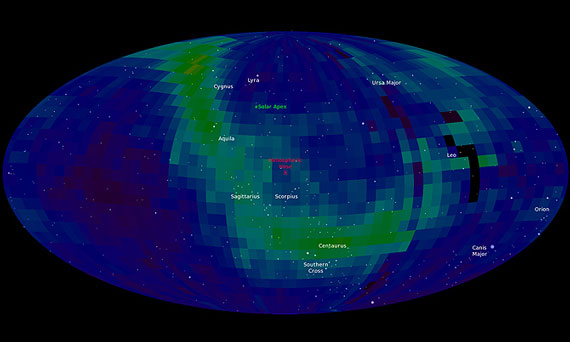 all-sky map of the interactions occurring at the edge of the solar system