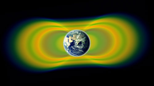 radiation belts around Earth