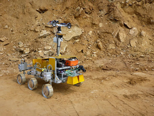 ESA’s six-wheeled ExoMars rover vehicle