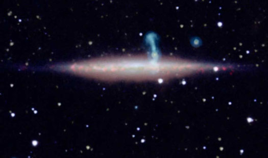 edge-on spiral galaxy UGC 10288