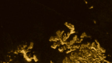 Ligeia Mare, the second largest sea on the Saturn moon Titan