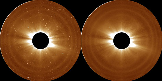 STEREO images of the corona, 5 Aug. 2007
