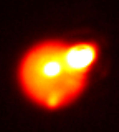 lava lake Loki is visible in the middle of Io’s disk