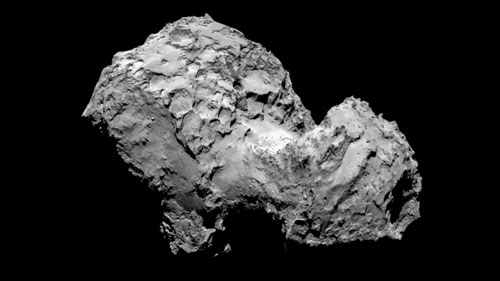 Comet 67P/Churyumov-Gerasimenko on August 3, 2014