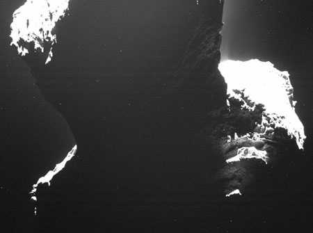 light backscattered from dust particles in 67P/Churyumov-Gerasimenko's coma