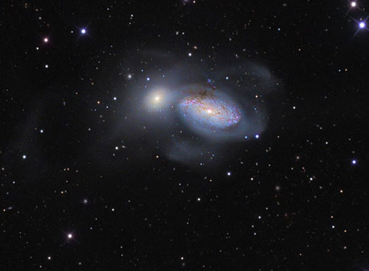 Photograph of galaxy NGC 3227