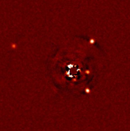 The Planetary System of HR 8799