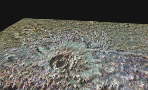 Lyot Crater on Mars