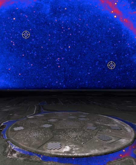 Astronomers have discovered two rapidly rotating radio pulsars with the Low-Frequency Array (LOFAR) radio telescope by investigating unknown gamma-ray sources uncovered by NASA's Fermi Gamma-ray Space Telescope.