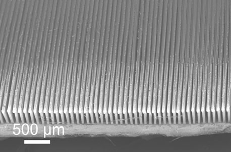 carbon nanotube microfins for chip cooling