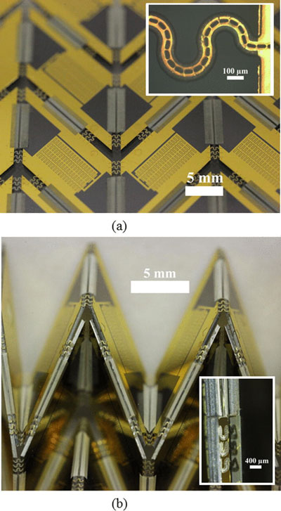 origami-enabled silicon solar cells