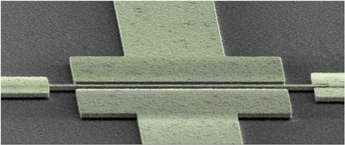 3-terminal nanoelectromechanical switch