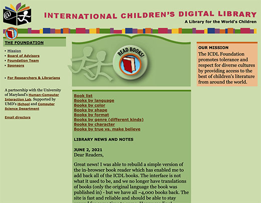 International Children's Digital Library