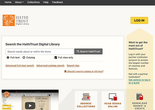 HathiTrust Digital Library