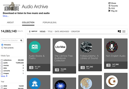internet archive music