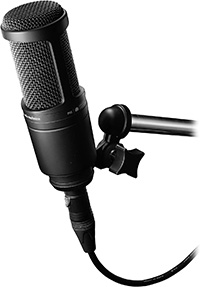 Audio-Technica AT2020 Cardioid Condenser Studio XLR Microphone