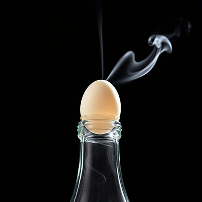 Egg in Bottle Demonstration