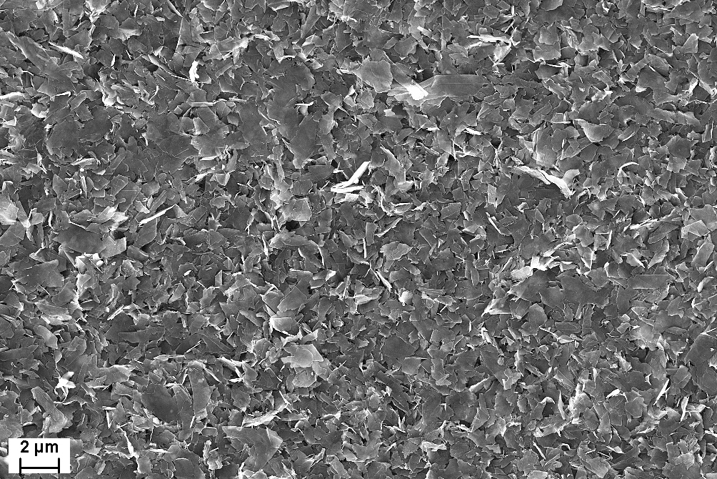 Pure graphene flakes in castor oil