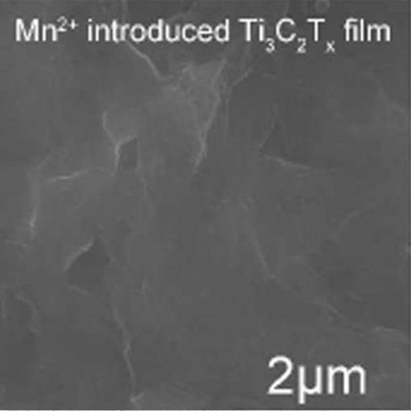 Manganese ion intercalation MXene Ti3C2