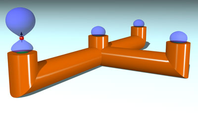 Schematic representation of the magnetic hose