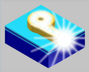 light extraction from a nanoring plasmonic laser