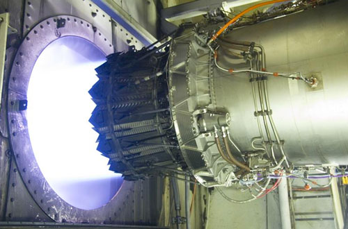 Testing of aircraft turbine