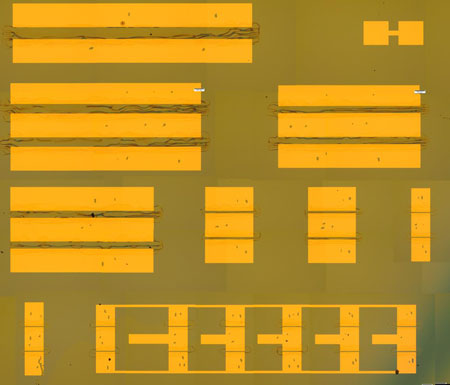 Optical images of individual SWCNT field-effect transistors