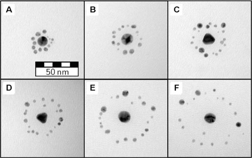 GerĂĽste aus Goldnanopartikeln