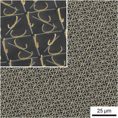 isotropic metamaterial consisting of fourfold symmetric 3D SRRs