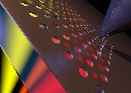 Artist impression of the plasmo-electric effect