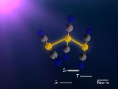 Structure of a gold cyano trimer complex
