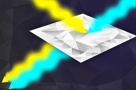 a returning beam of light is mixed with a locally stored beam, and the correlation of their phase, or period of oscillation, helps remove noise caused by interactions with the environment