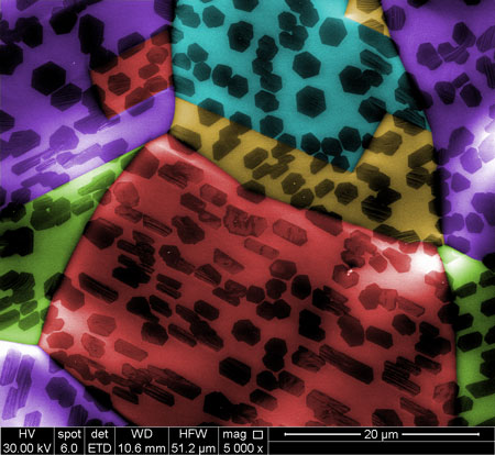 Graphene islands