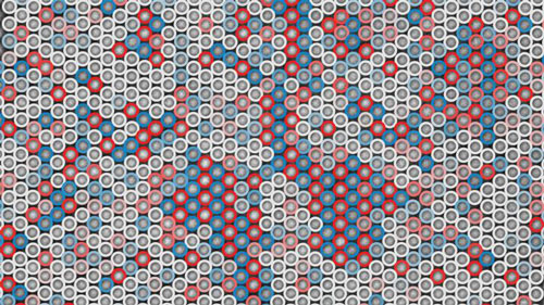 Ordered, Nanoscale Domains in a High Entropy Alloy