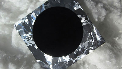 black silicon solar cell
