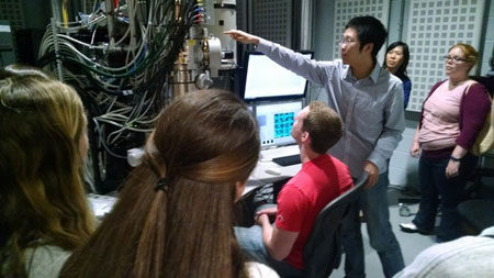 Students and researchers in NC State's Analytical Instrumentation Facility