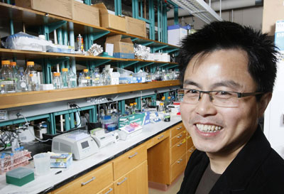 Purdue biochemistry professor W. Andy Tao