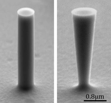 silicon nanopillars
