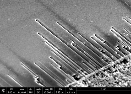 Surface-directed Nanochannels