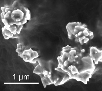 nanoparticles of graphene-coated nickel
