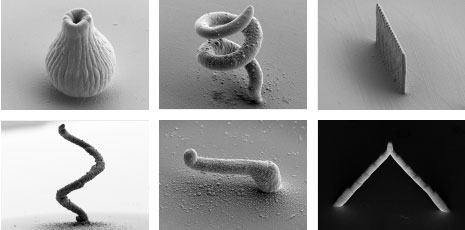 Tiny objects printed with FluidFM