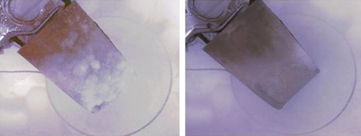 Removing Ice through Joule Heating