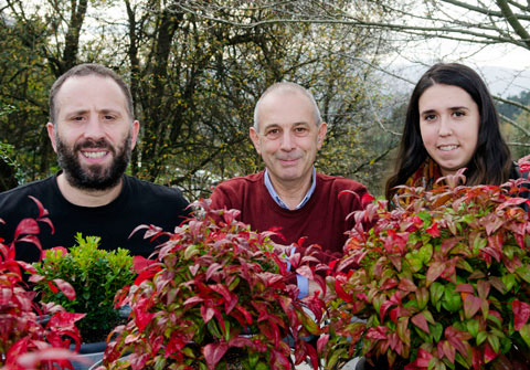 Jorge Bañuelos, Iñigo López Arbeloa, and Leire Gartzia
