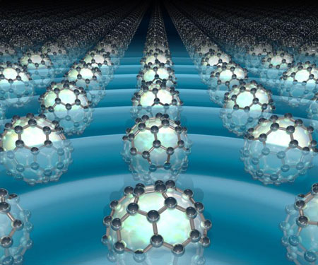 Intense laser flashes remove the electrical resistance of a crystal layer of the alkali fulleride
