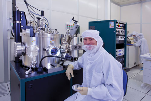 Professor Guy Bartal in the lab