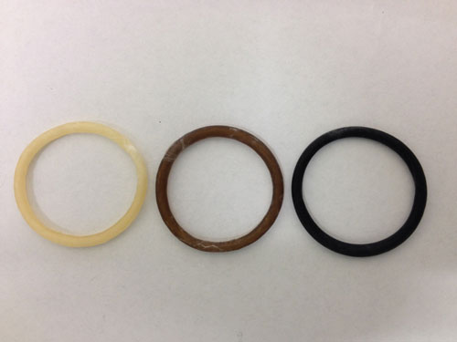 Graphene rubber rings