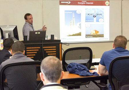 Victor Stepanov teaches a course on applied nanomaterials science